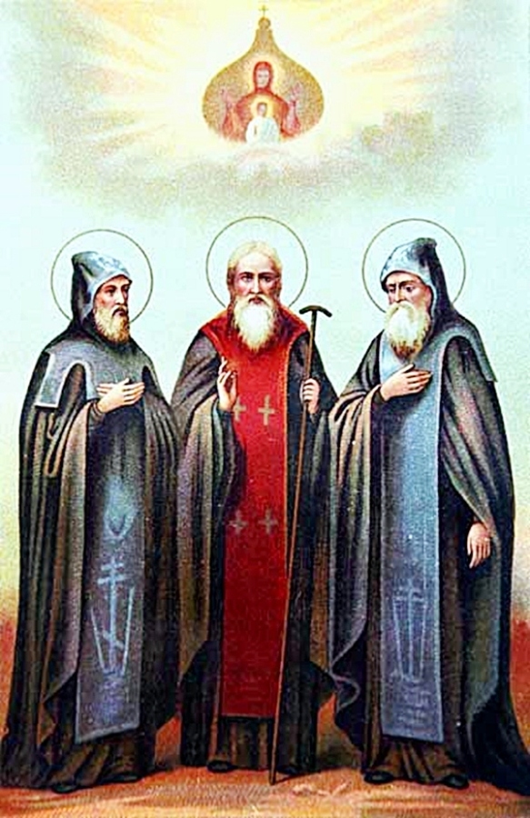 Преподобный Герман Соловецкий. Прп. Зосима, Герман, Савватий Соловецкие