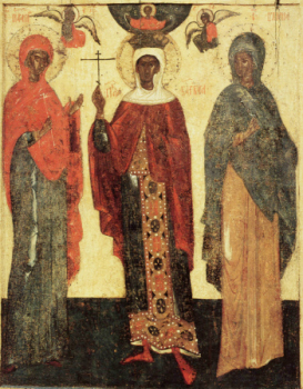 Великомученица Параскева Пятница. Псков. XIV