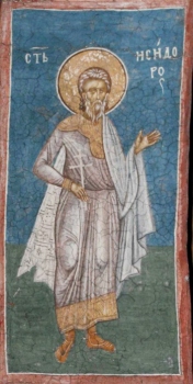 Мученик Исидор Хиосский. Дечани. Ок. 1350