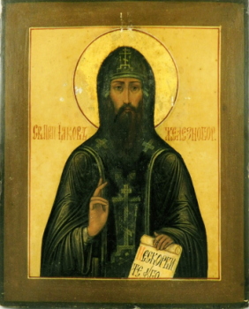 Преподобный Иаков Железноборовский. Икона "Святой Яков Железноборовский". Конец XIX века