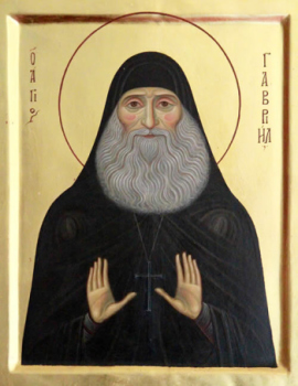 Преподобный Гавриил (Ургебадзе) Самтаврийский, архимандрит. Иконописец:
Роман Илюшкин 
Москва, Россия