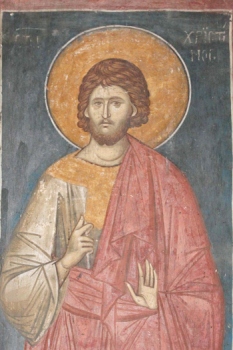 Мученик Христофор Ликийский. Дечани. Ок. 1350