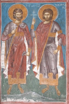 Мученик Никифор Антиохийский (Сирский). Дечани. Ок. 1350