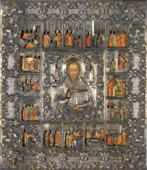 Святой Николай со сценами его жития