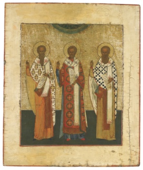 Свв.Василий Великий, Иоанн Златоуст и  Григорий Богослов