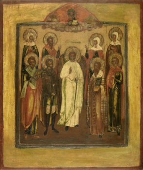 Ангел-хранитель с избранными святыми