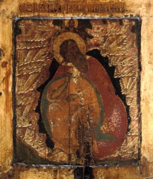 пророк Илия в пустыне