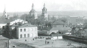Историческая фотография Введенской церкви в Воронеже