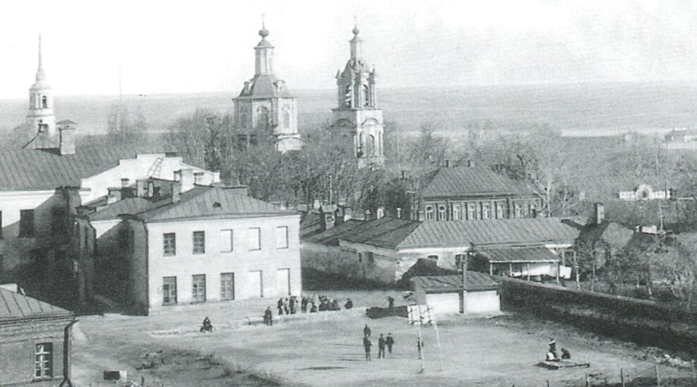 Историческая фотография Введенской церкви в Воронеже