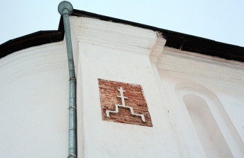 Фрагмент внешней стены Церкви Иоанна Богослова в Смоленске