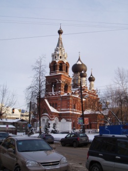 Храм Всемилостивого Спаса в Нижнем Новгороде - зимняя фотография