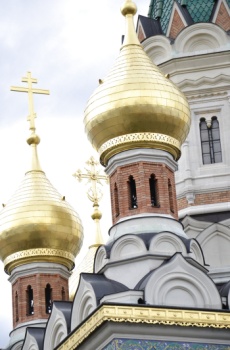 Купола Собора Святителя Николая Чудотворца в Вене