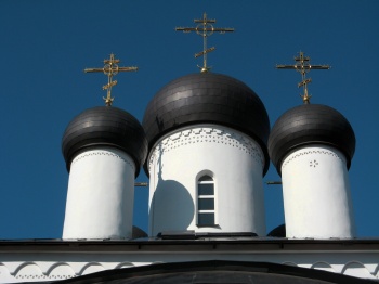 Купола Преображенской церкви в Тярлево
