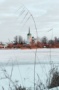 Успенская церковь на реке Сясь в зимнем убранстве