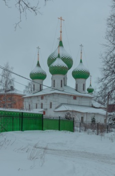 Церковь Николы в Меленках в Ярославле — зимняя фотография