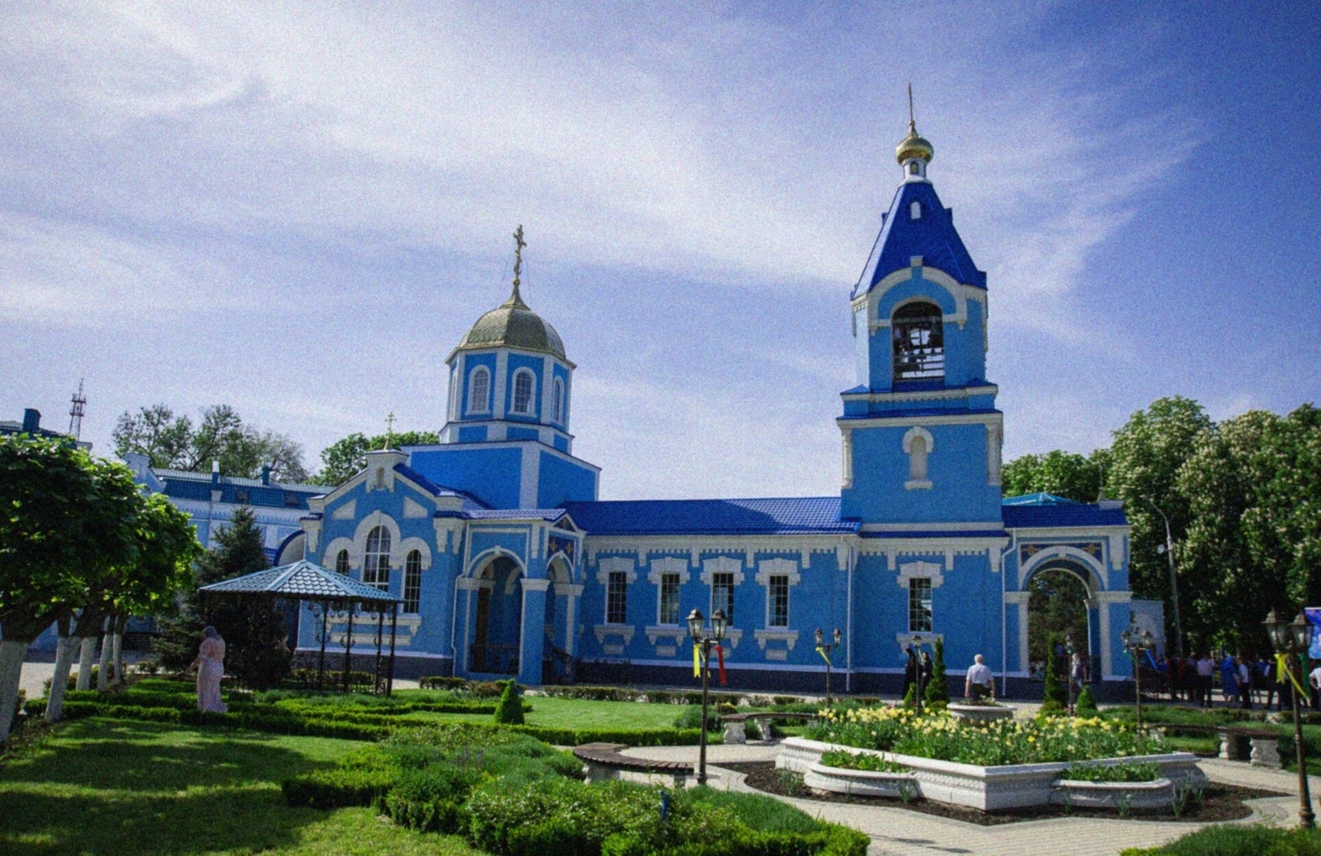 Свято-Успенский кафедральный храм в городе Тихорецке