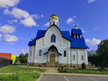 Храм Андрея Первозванного на Малой Охте в Санкт-Петербурге