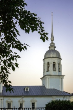 Церковь Александра Невского в Вологде: вид с высоты