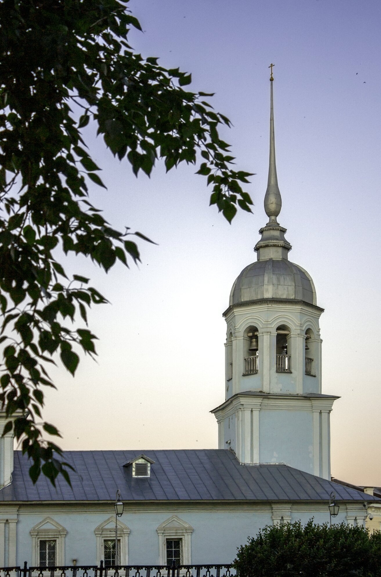 Церковь Александра Невского в Вологде: вид с высоты