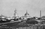 Распятский собор Серпуховского монастыря на исторической фотографии