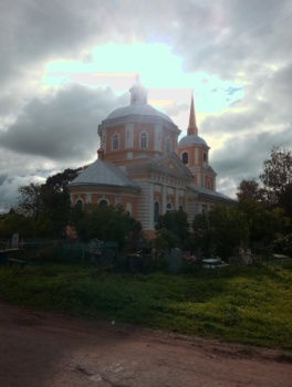 Церковь Тихвинской иконы Божией Матери в деревне Дерглец