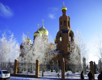 Спасо-Преображенский собор в городе Губкин