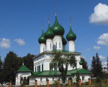 Федоровская церковь в Ярославле: зимняя фотография храма XVII века