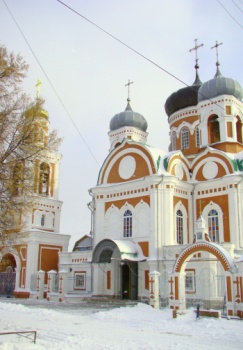 Смоленский собор в Козьмодемьянске зимой