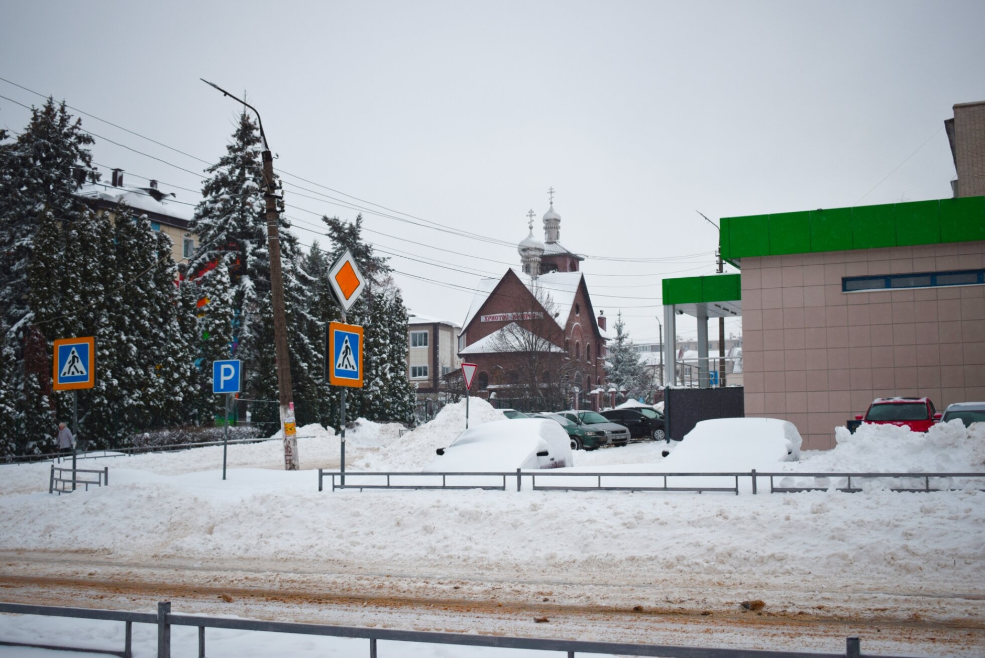 Церковь Николая Чудотворца в Ефремове - зимняя фотография