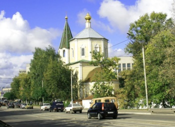 Церковь Троицы Живоначальной что за Волгой в Твери