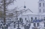 Церковь Святой Троицы в селе Толгоболь зимой