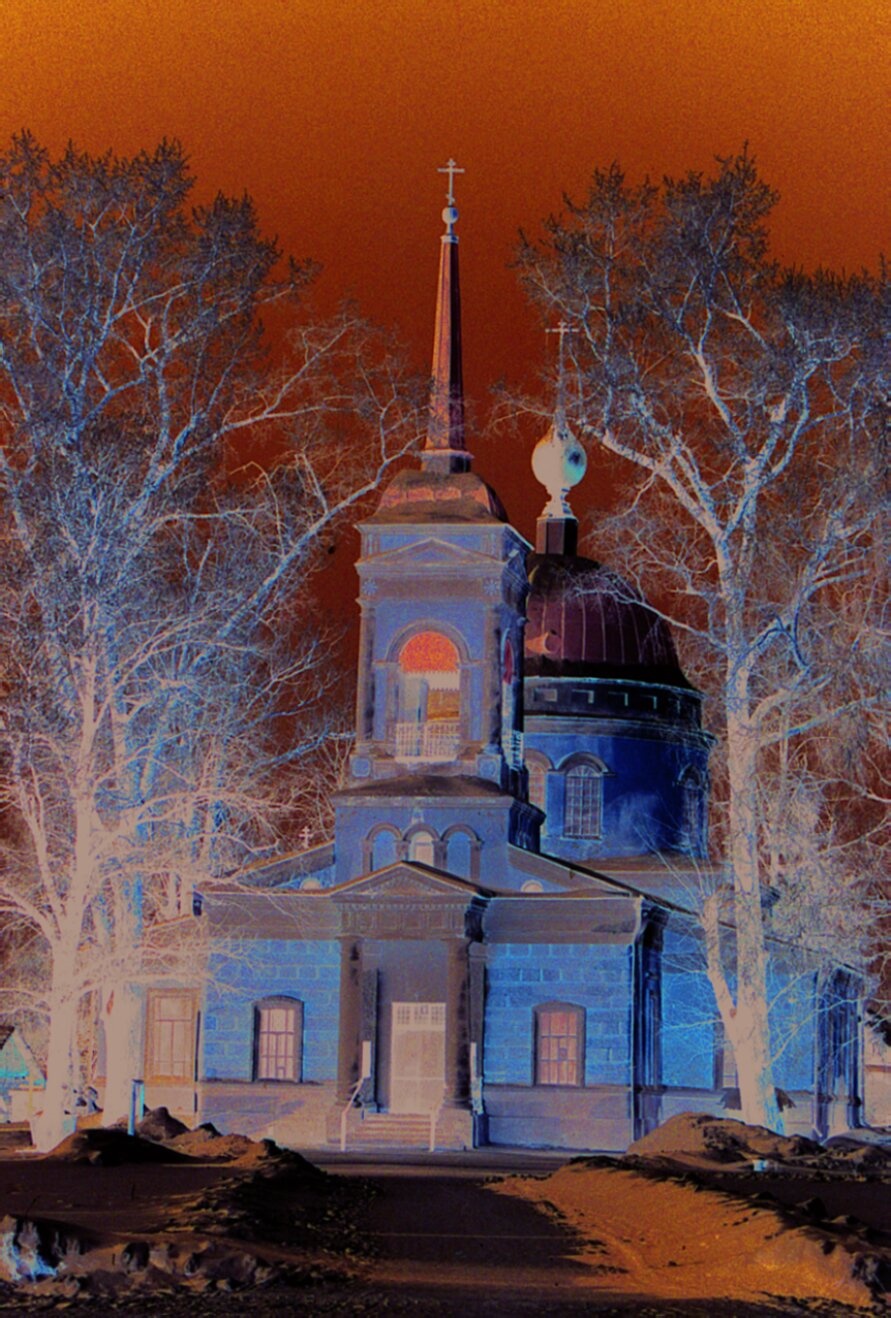 Церковь Покрова Пресвятой Богородицы в Городце зимой