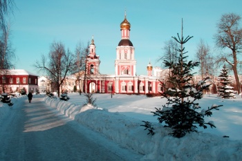 Храм Троицы Живоначальной в Свиблове - зимняя фотография
