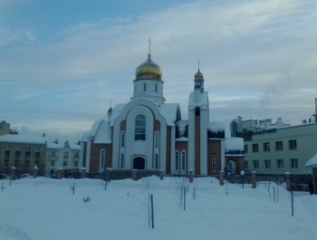 Церковь Святого Равноапостольного князя Владимира в зимнем убранстве