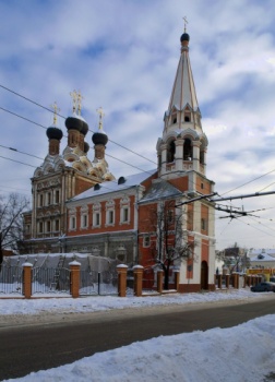 Церковь Николая Чудотворца на Болвановке - зимняя фотография