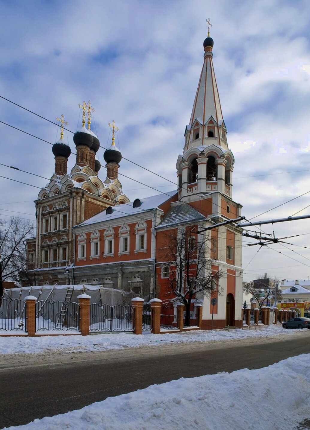 Церковь Николая Чудотворца на Болвановке - зимняя фотография