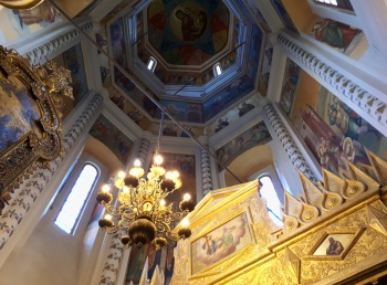 Интерьер церкви в Покровском соборе (храме Василия Блаженного)