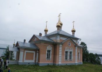 Надвратная церковь Иоанна Рыльского в Важеозерском монастыре