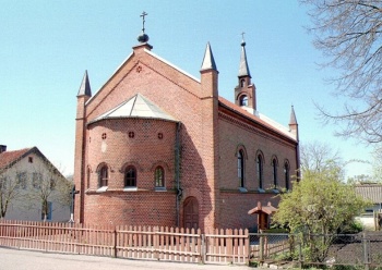 Храм Преподобного Сергия Радонежского в поселке Рыбачий (бывшая кирха Росситтена)
