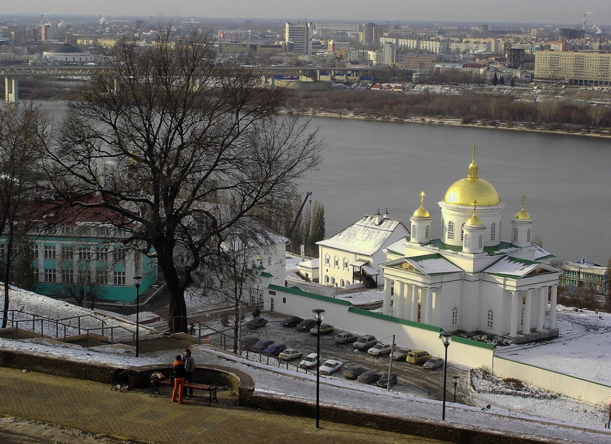 Церковь святителя Алексия в Благовещенском монастыре - зимний вид