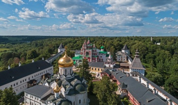 Саввино-Сторожевский монастырь с высоты птичьего полета