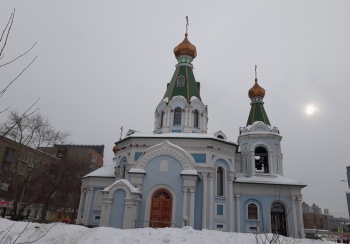 Храм Державной иконы Божией Матери в Екатеринбурге зимой