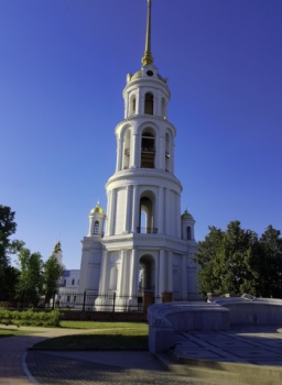 Воскресенский собор в Шуе - вид с высоты птичьего полета