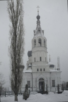Христорождественский храм в посёлке Анна: зимняя фотография