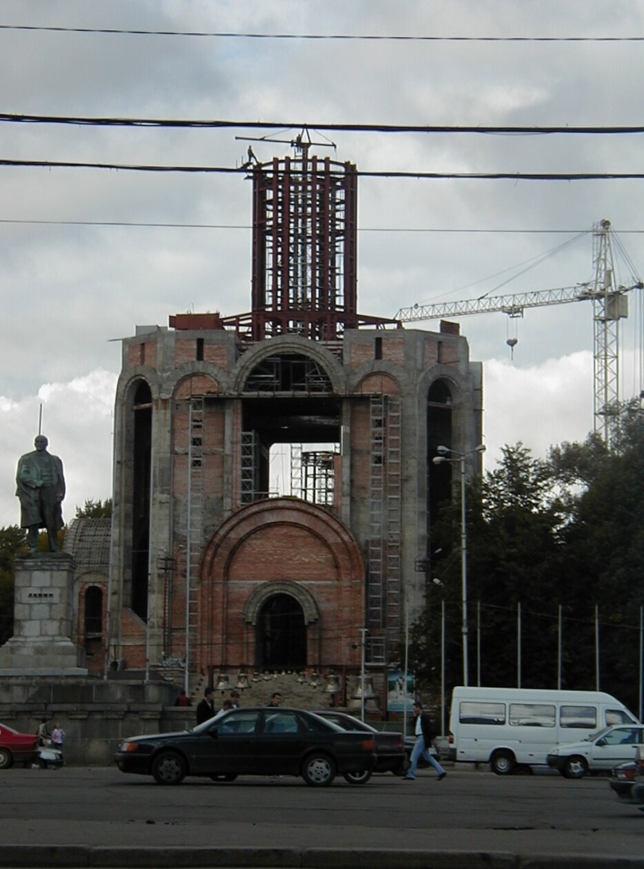 Строительство Кафедрального собора Христа Спасителя в Калининграде