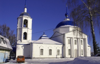 Сретенская церковь в Переславле-Залесском — зимний пейзаж