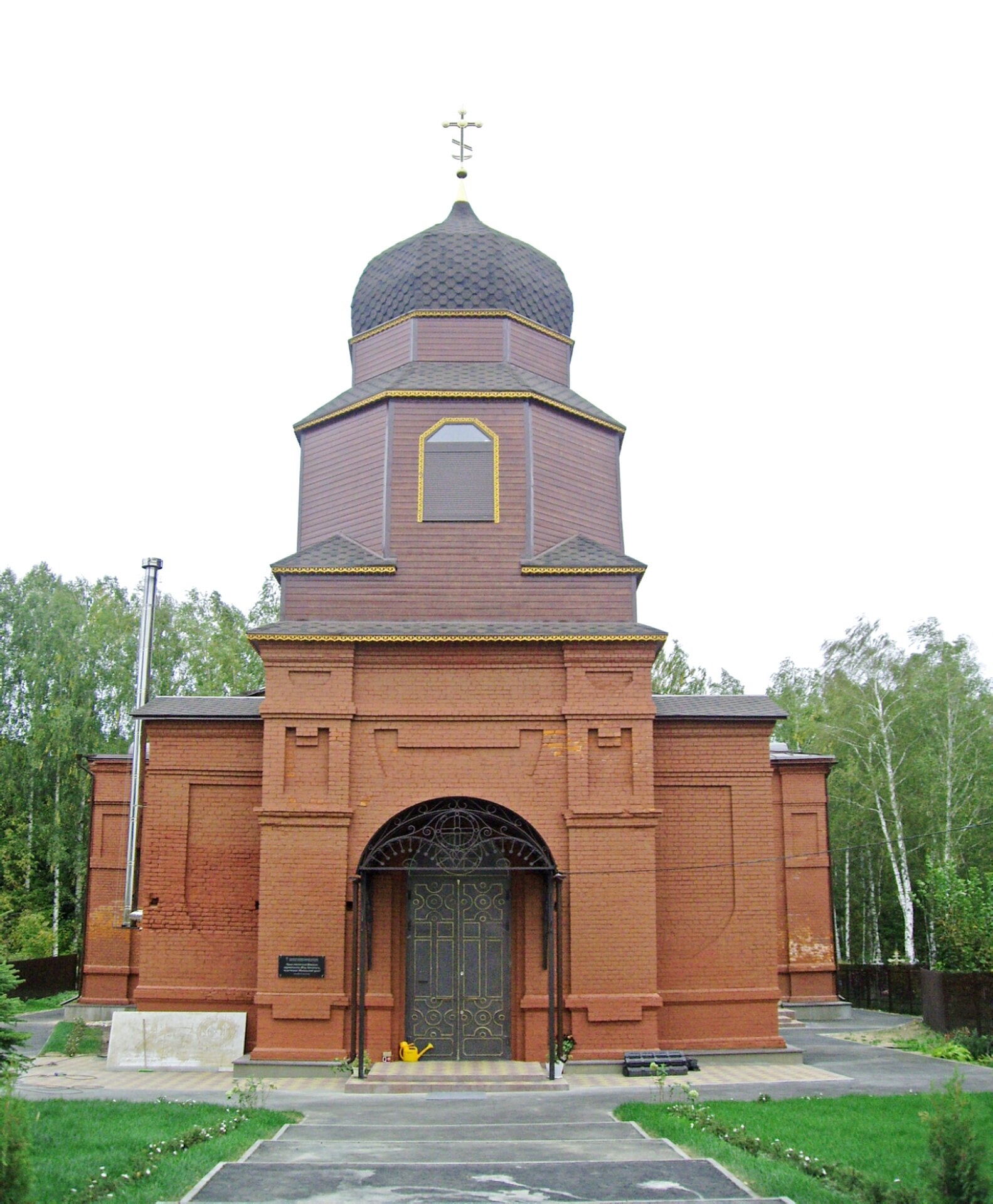 Никольский храм в селе Жабки: вид с западной стороны