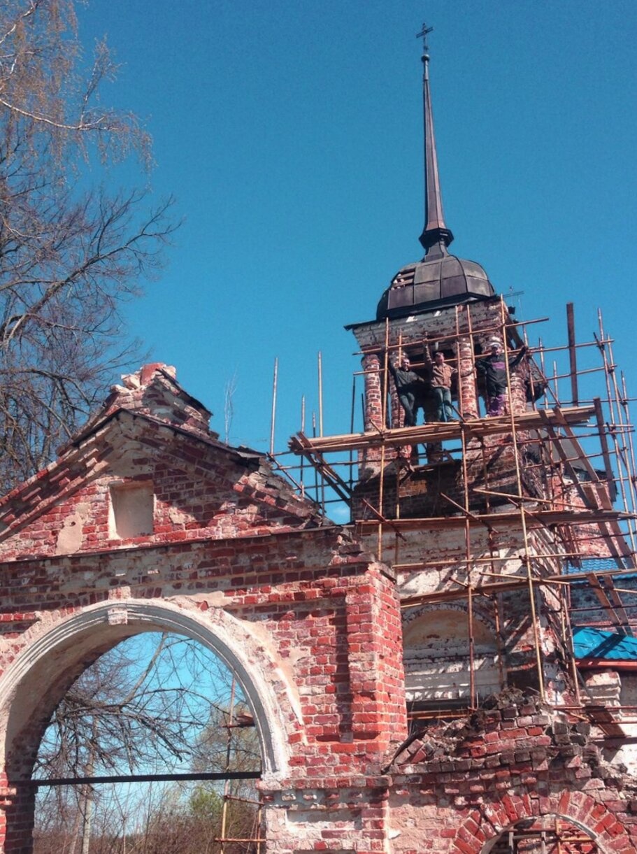 Казанская церковь в Сеславино - восстановление исторического храма