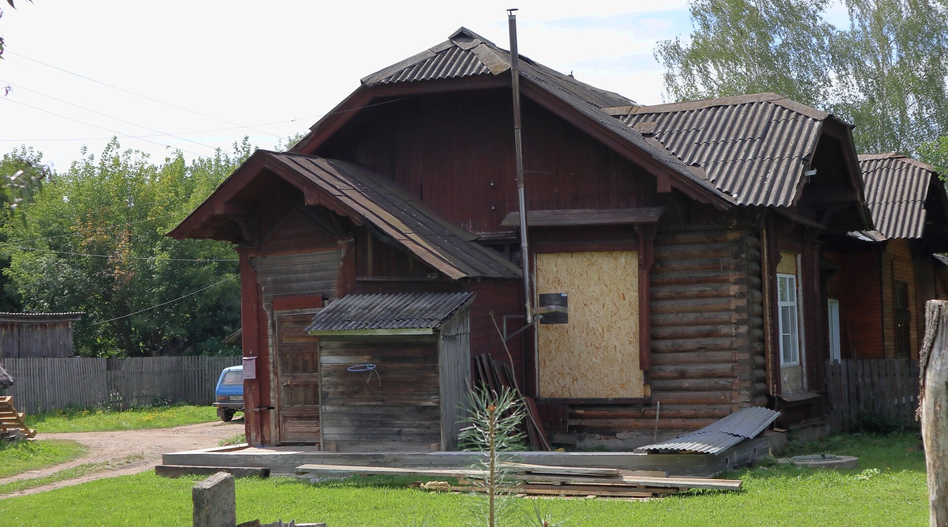 Деревянное здание в Ивановской области - памятник культурного наследия