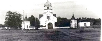 Тихвинский Богородицкий женский монастырь в Бузулуке на историческом снимке